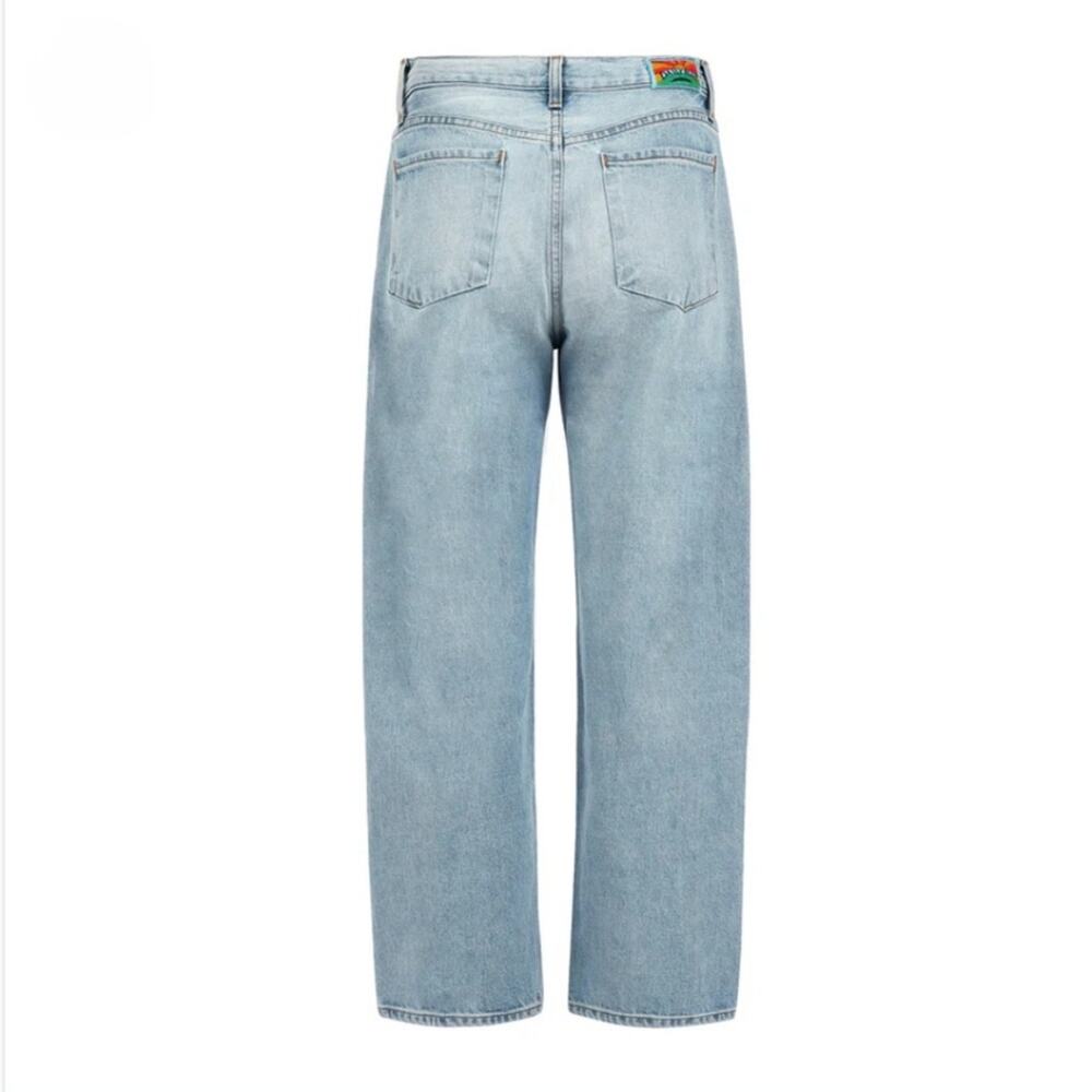 AG Adriano Goldschmied Mantra Barrel Wide Leg Jeans White Bull Denim Sirocco 29 - Picture 11 of 11